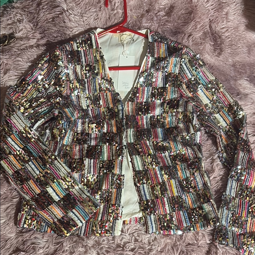 g.p.d Sequin Multicolor Jacket